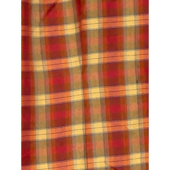 Christopher & BANKS BUTTON DOWN SHIRT‎ TOP PLAID MULTI-COLOR - Picture 2 of 7